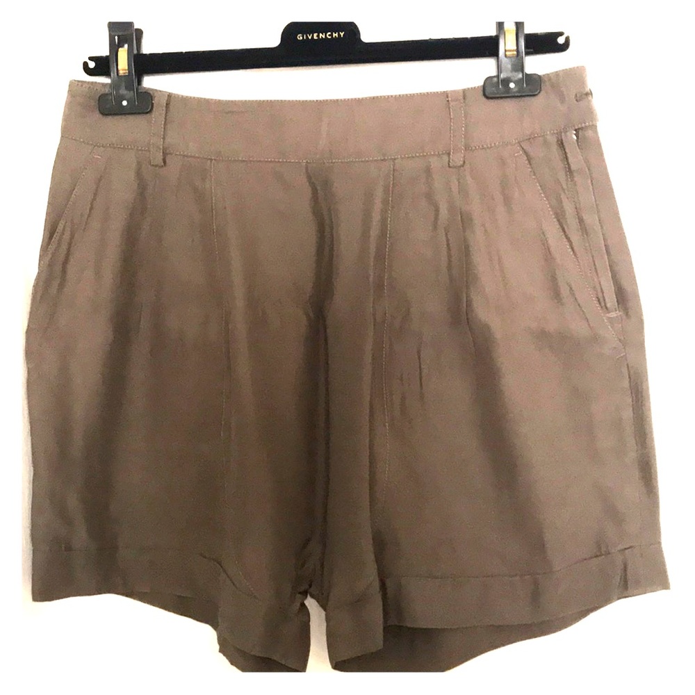 Club Monaco Silk Drop Crotch Shorts